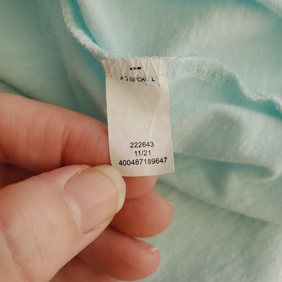 1192 * Tek Gear Essential Gear Tee Mint Size L - Picture 4 of 6